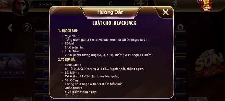 Chinh Phục Đỉnh Cao Black Jack Tại SunWin Nhận Về Thưởng Tiền Mặt Siêu Khủng Mỗi Ngày