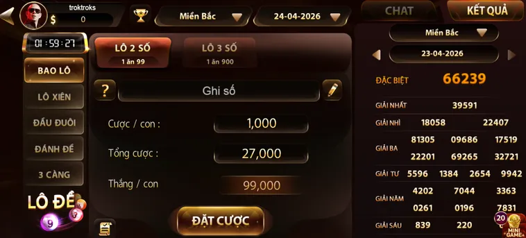Chinh Phục Siêu Phẩm Lô Đề Tại SunWin Với Tỷ Lệ Thưởng 1 Ăn 99 Cực Cao