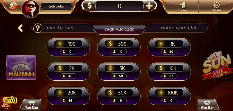 Mậu Binh Tại SunWin Sân Chơi Đẳng Cấp Cho Các Cao Thủ So Tài Đỉnh Cao