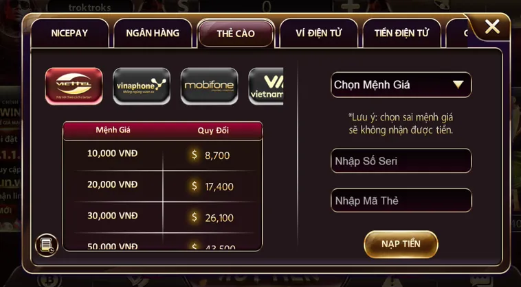Hướng Dẫn Nạp Tiền SunWin Siêu Tốc Giúp Bạn Luôn Sẵn Sàng Chinh Phục