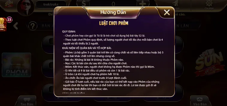 Trải Nghiệm Đẳng Cấp Với Phỏm Tại SunWin Cùng Cơ Hội Thắng Lớn Mỗi Ngày