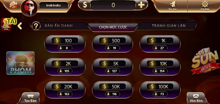 Trải Nghiệm Đẳng Cấp Với Phỏm Tại SunWin Cùng Cơ Hội Thắng Lớn Mỗi Ngày