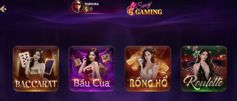 Khám Phá Sảnh Sexy Gaming Livestream Tại SunWin Đẳng Cấp Cùng Phần Thưởng Siêu Hấp Dẫn