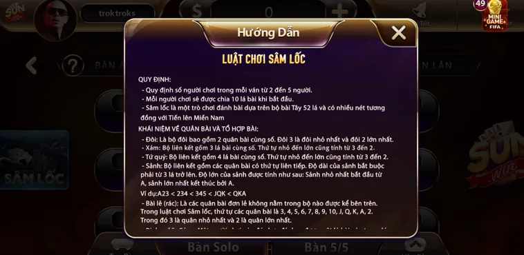 Trải Nghiệm Đỉnh Cao Sâm Lốc Tại SunWin Cùng Cơ Hội Thắng Lớn Mỗi Ngày