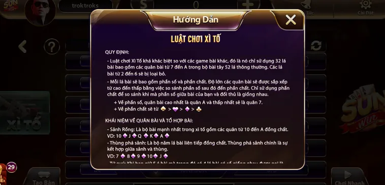 Xì Tố Tại SunWin Đỉnh Cao Bài Bạc Với Tỉ Lệ Thắng Cược Cực Kỳ Hấp Dẫn