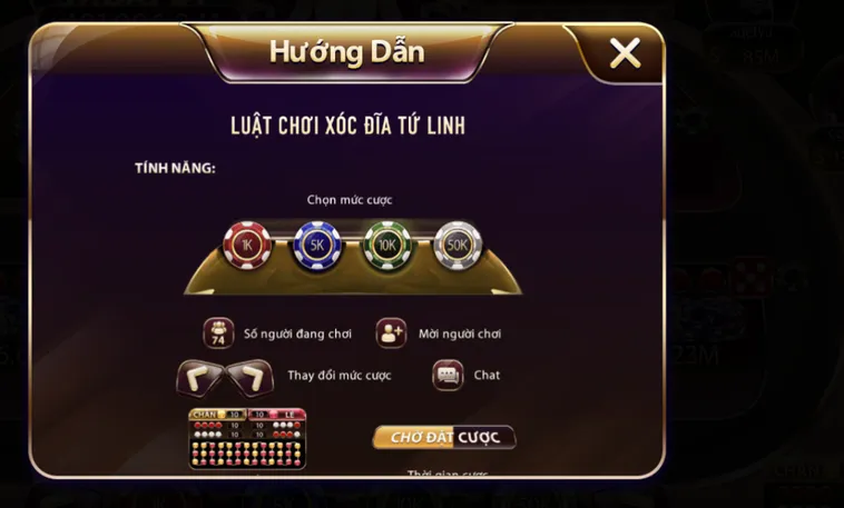 Minigame Xóc Đĩa Tứ Linh Tại SunWin Đẳng Cấp Chơi Game Đổi Thưởng Đỉnh Cao